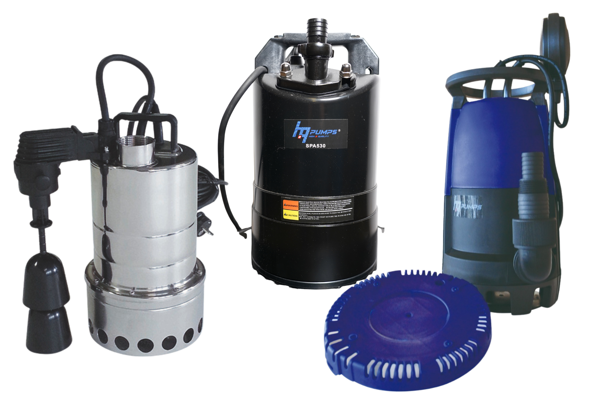 Clean and slightly dirty water