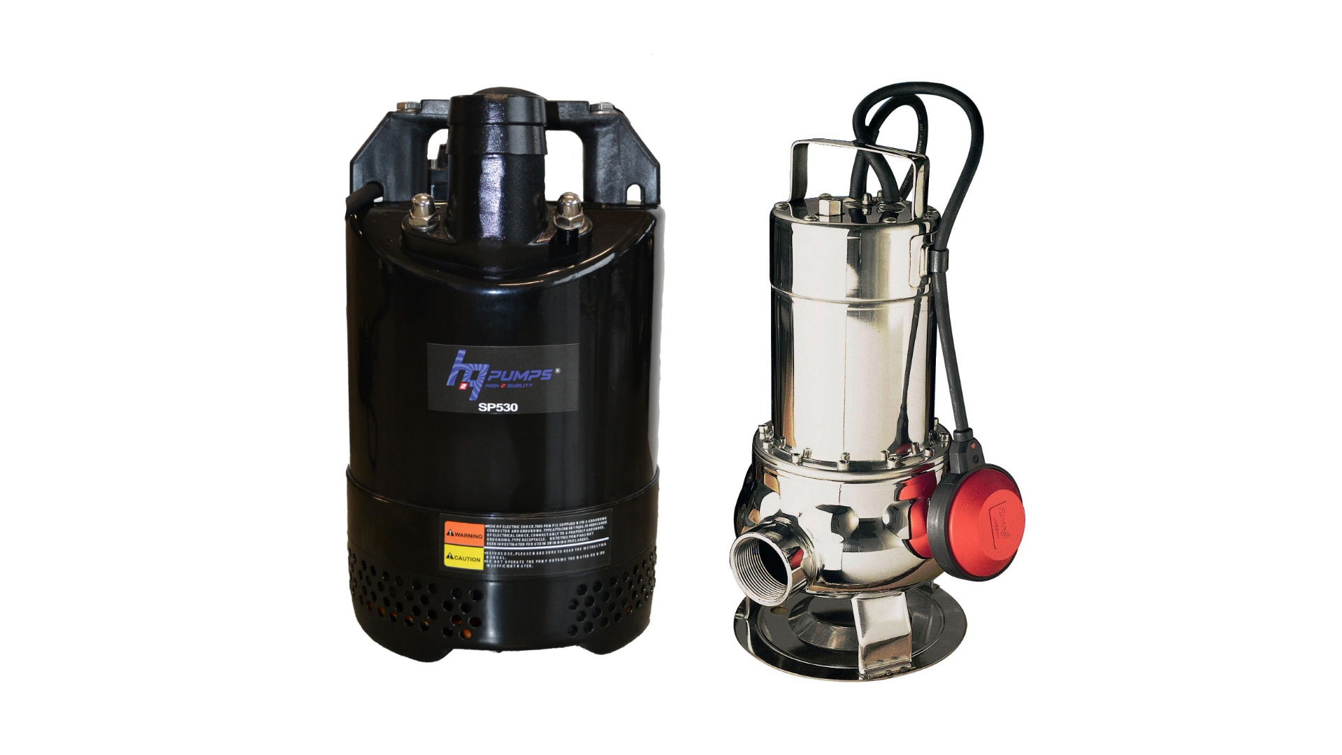 Sewage & construction site submersible pumps