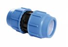 PE compression fitting - straight 75 mm Kiwa