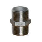 Stainless steel hexagonal double nipple no. 280 1" 