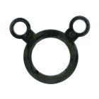 Rubber flat gasket ring for flange - DN100