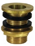 Brass tank adapters - male threaded