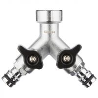 Geka Ideal - Y-piece + nut & front taps