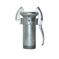 Perrot koppeling met draadeinde 70mm - 2.1/2"