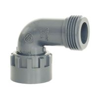 PVC collector knee 90° female/male