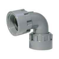 PVC collector knee 90° female/female