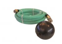 Hi flow metal 1" suction kit with clip and ball
