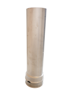 Sleeve with spigot part for stainless steel riser pipes