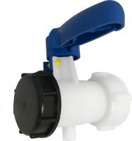 Maxuflex butterfly valve STZ - PP - for IBC container