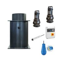 Hydrosphere PE pump sump Mega 1130L 2 x ARVEN ARVEX 150M