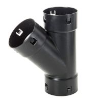 PP drainage Equal T 45° 3x click