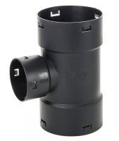 PP reducer drainage Equal T 90° 3x click