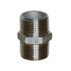 Stainless steel hexagonal double nipple no. 280 1 1/2" 