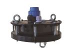 Manhole cover with passage PE 125 - 40mm